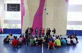 Rize'de spor tırmanış temel seviye eğitimi
