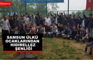 SAMSUN ÜLKÜ OCAKLARINDAN HIDIRELLEZ ŞENLİĞİ