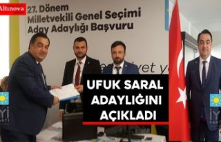 Ufuk Saral adaylığını açıkladı