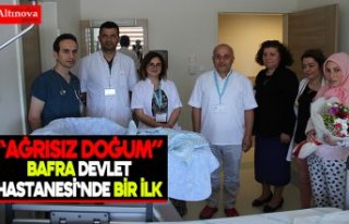 Bafra Devlet Hastanesi`nde bir ilk