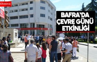 Bafra`da çevre günü etkinliği