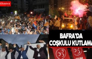 Bafra`da coşkulu kutlama
