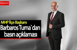 Barbaros Turna`dan basın açıklaması