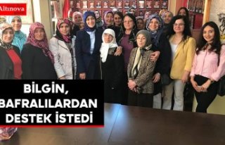 Bilgin, Bafralılardan destek istedi