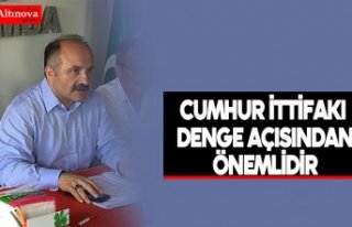 Cumhur İttifakı denge açısından önemlidir