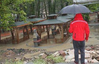 Düzce'de şiddetli yağış