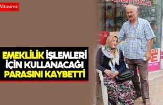 Emeklilik işlemleri için kullanacağı parasını...