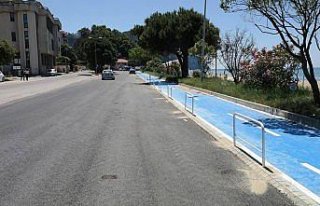 İnkumu tatil beldesinde üst yapı çalışmaları