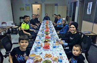 Kaymakam Altun, polislerle iftarda buluştu