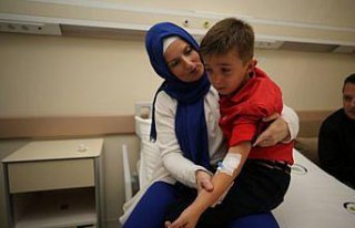 Makedonyalı çocuğa Düzce'den sağlık eli