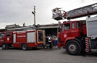 Merzifon’da yangın