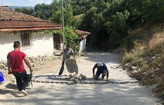 Safranbolu'da üstyapı çalışmaları