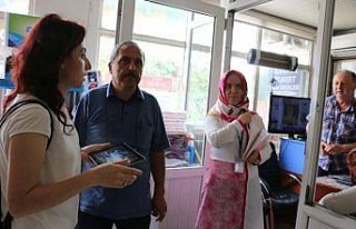 Taşkesti'de sigara uygulaması yapıldı