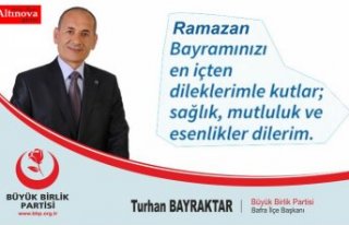 Turhan Bayraktar'dan Bayram Kutlaması
