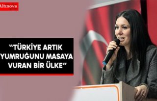 “TÜRKİYE ARTIK YUMRUĞUNU MASAYA VURAN BİR ÜLKE”