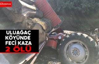 Uluağaç`ta feci kaza: 2 ölü