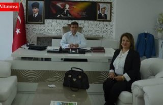 Vekil Müdürden Kaymakam Türkel'e Ziyaret