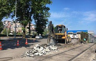 Zonguldak'ta yol genişletme çalışmaları