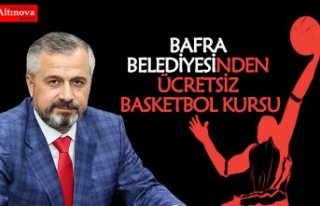 BAFRA BELEDİYESİ’NDEN ÜCRETSİZ BASKETBOL KURSU
