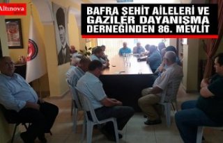 BAFRA ŞEHİT AİLELERİ VE GAZİLER DAYANIŞMA DERNEĞİNDEN...