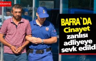 Cinayet zanlısı adliyeye sevk edildi