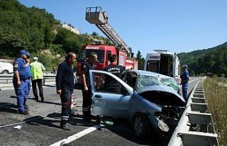 LPG tankeriyle otomobil çarpıştı: 1 ölü