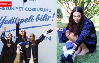 MİNİK KÖPEK “ÇAPO” SAHİBİYLE BERABER MEZUNİYET...
