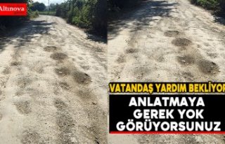 Sakinler yardım bekliyor