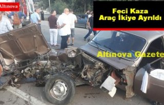 SAMSUN BAFRA YOLUNDA FECİ KAZA