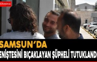 Samsun'da eniştesini bıçaklayan şüpheli...