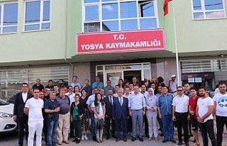Yabancı gazeteciler Tosya'da