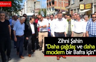 Zihni Şahin "Daha çağdaş ve daha modern bir...