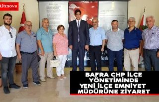 Bafra CHP İlçe Yönetiminde Yeni İlçe Emniyet...