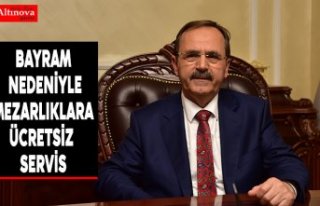 BAŞKAN ŞAHİN AÇIKLADI: BAYRAM NEDENİYLE MEZARLIKLARA...