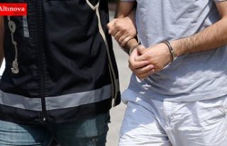 Çocuğunu aracının arkasına bağlayan babaya gözaltı