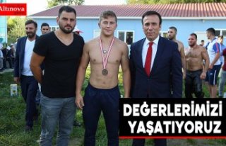 Değerlerimizi yaşatıyoruz