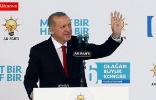 Erdoğan yeniden AK Parti Genel Başkanı