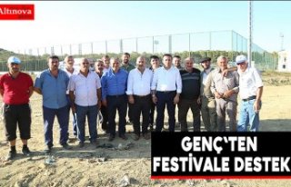 Genç'ten festivale destek