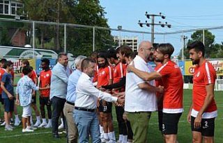 Giresunspor'da bayramlaşma yapıldı