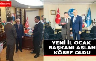 İl Ocak Başkanı Aslan Kösef oldu