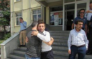 Kaymakam Onay'a veda ziyareti