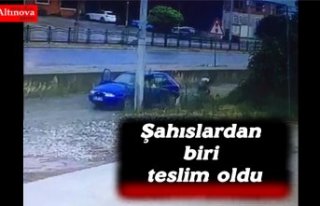 Şahıslardan biri teslim oldu