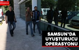 Samsun'da uyuşturucu operasyonu