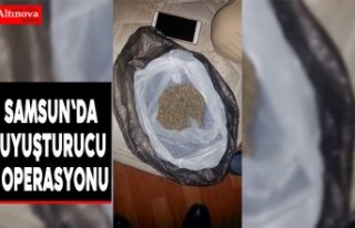 Samsun'da uyuşturucu operasyonu