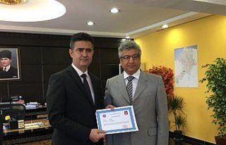 Samsun'da polislere başarı belgesi