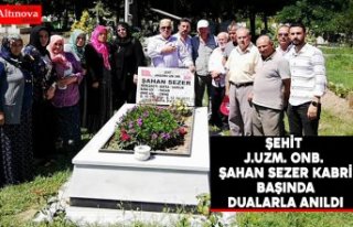 ŞEHİT J.UZM. ONB. ŞAHAN SEZER KABRİ BAŞINDA DUALARLA...