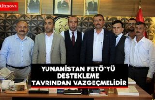 "Yunanistan FETÖ'yü destekleme tavrından...