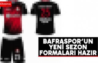 1930 Bafraspor’un yeni sezon formaları hazır