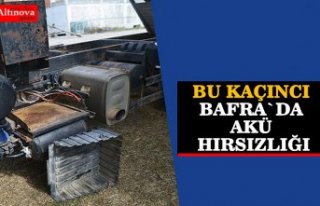 Akü hırsızları pes dedirtti