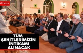 Başkan Şahin: Er ya da geç tüm şehitlerimizin...